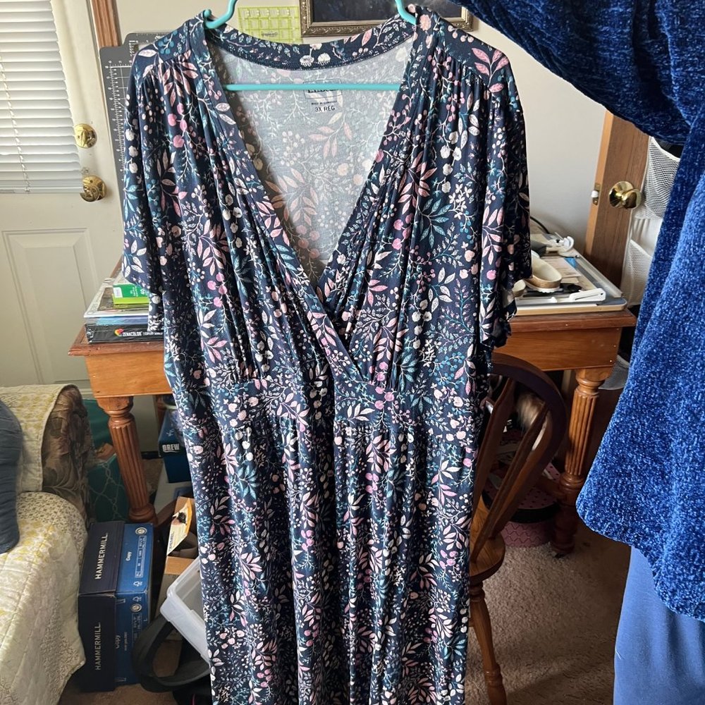 L.L. Bean Faux-Wrap Dress